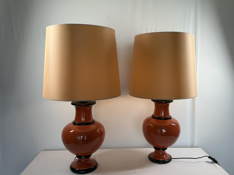 2 tafellampen Jean Roger